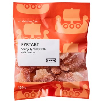 ИКЕА Кислые жевательные конфеты FYRTAKT, 305.881.74 - Home Club