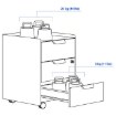 ИКЕА Комод на колесах TROTTEN, 704.850.94 - Home Club, изображение 3