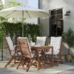 ИКЕА Стол + 4 раскладных стула NÄMMARÖ, 695.752.60 - Home Club, изображение 2