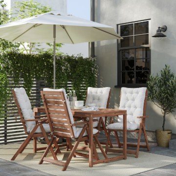 ИКЕА Стол + 4 раскладных стула NÄMMARÖ, 695.752.60 - Home Club
