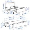 ИКЕА Рама кровати с 2 контейнерами STORKLINTA, 496.285.37 - Home Club, изображение 6