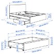ІКЕА Каркас ліжка з 2 ящиками STORKLINTA, 896.279.89 - Home Club, Зображення 6