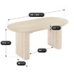 Mebel Elite Раздвижной стол Oval, 180–220 см, травертин, ME.OVAL/TRAW/S - Home Club, изображение 7