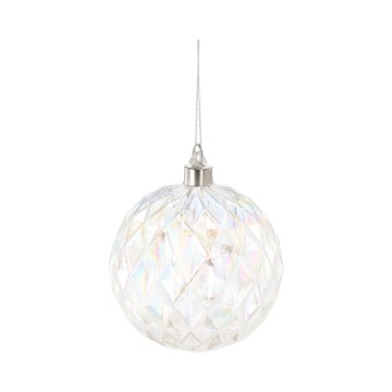 Chomik Скляна Прикраса Fi 10 Cm Led Підвісна Геометричний Взор, MAL2713 - Home Club
