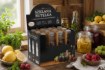 Chomik Бутылка 270 мл круглая с механической пробкой, IDE0611 - Home Club, изображение 6
