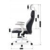 Mebel Elite Ергономічне офісне обертове крісло Duncan, сіре/чорне, ME.DUNCAN/P/T/FO - Home Club, Зображення 11