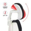 Mebel Elite Ергономічне офісне обертове крісло Duncan, чорне/біле, ME.DUNCAN/CZ/T/FO - Home Club, Зображення 6