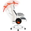 Mebel Elite Ергономічне офісне обертове крісло Duncan, чорне/біле, ME.DUNCAN/CZ/T/FO - Home Club, Зображення 9