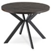 Mebel Elite Комплект: стіл Lukas 100–250 см, чорний, та 4 стільці Edrick, сірі, LUKAS/CZ/S/EDRICK/P/CZ/T/Z4/K - Home Club, Зображення 5
