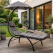 Mebel Elite Садовий шезлонг Carpa, сірий, ME.CARPA/P/T/OGR/LEZ - Home Club, Зображення 2