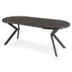 Mebel Elite Комплект: стіл Lukas 100–250 см (чорний) та 4 стільці Edrick (кремові), LUKAS/CZ/S/EDRICK/KR/CZ/T/Z4/K - Home Club, Зображення 8