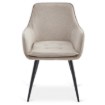 Mebel Elite Комплект: стіл Lukas 100–250 см (чорний) та 4 стільці Edrick (кремові), LUKAS/CZ/S/EDRICK/KR/CZ/T/Z4/K - Home Club, Зображення 11
