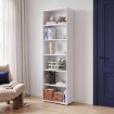 Forte Узкий высокий открытый стеллаж, 55 см, белый, T2KR02-120 - Home Club