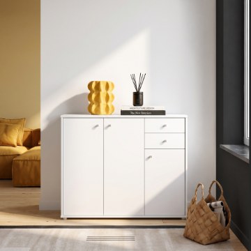 Forte Белый комод шириной 110 см, T2KK40-120 - Home Club