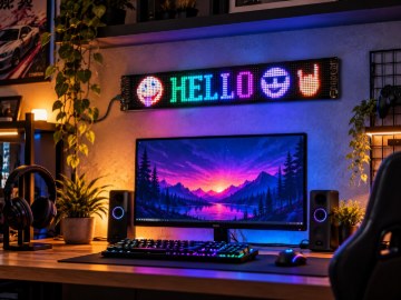 Chomik Світлодіодний панель Matrix 12 × 60 см, Usb, Bluetooth, PIX9570 - Home Club