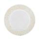 BackHome Living Кругла Підтарілка 33 × 33 × 1,5 См, Прозора, З Золотими Краплями, VEN0539 - Home Club