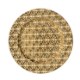 BackHome Living Круглая Подтарелка 33 x 33 x 1,5 См С Резьбой, Цвета Меди, VEN0621 - Home Club
