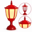 Chomik Праздничный Мини-Фонарь 30 × 30 × 55 См, Красный, Теплый Белый Свет (Led), SOL3844 - Home Club, изображение 2