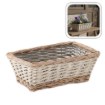 Chomik Плетеная оболочка для корзины, размеры 30 × 21 × 12 см, серого цвета, ILS8659 - Home Club, изображение 2