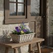 Chomik Плетеная оболочка для корзины, размеры 30 × 21 × 12 см, серого цвета, ILS8659 - Home Club, изображение 3