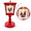 Chomik Святкова Міні-Ліхтар 13,5 X 13,5 X 31,5 См З Led-Позитівкою - Червона, SOL3535 - Home Club, Зображення 2