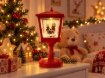Chomik Святкова Міні-Ліхтар 13,5 X 13,5 X 31,5 См З Led-Позитівкою - Червона, SOL3535 - Home Club, Зображення 4