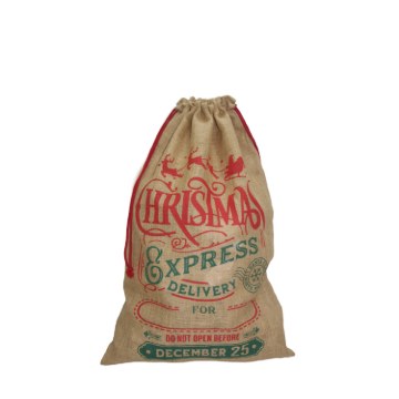Chomik Подарочный Мешок Bożonar. 60 x 90 см из джута, смешанные узоры, IKA5268 - Home Club