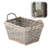 Chomik Плетеная оболочка для корзины, размеры 22 × 15 × 12 см, серого цвета, ILS8697 - Home Club, изображение 3