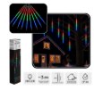 Chomik Занавес «Meteory Led», 8 шт., 50 см, Rgb, длина 3 + 3,7 м, для использования внутри и снаружи помещений, LED6373 - Home Club