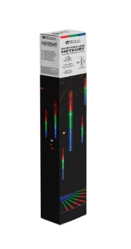 Chomik Занавес «Meteory Led», 8 шт., 50 см, Rgb, длина 3 + 3,7 м, для использования внутри и снаружи помещений, LED6373 - Home Club