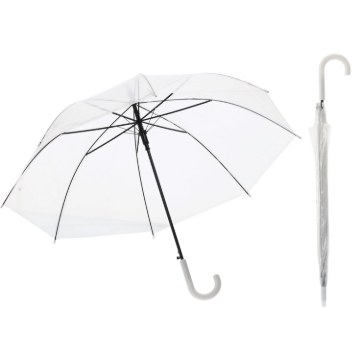 Chomik Піватоматичний Парасол. Класичний Прозорий діаметр 99 см, UMB4632 - Home Club