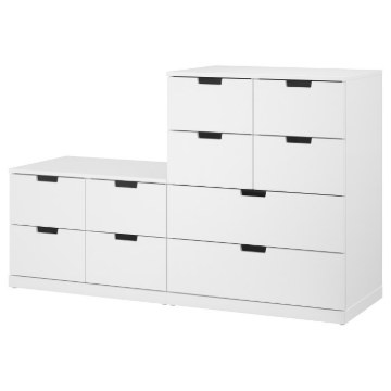 ІКЕА Комод з 10 шухлядами NORDLI НОРДЛІ, 292.480.10 - Home Club