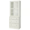 ИКЕА Комбинация со стеклянными дверями HAVSTA ХАВСТА, 595.974.65 - Home Club
