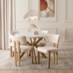 Mebel Elite Стол Lukas, раскладной, 100–250 см, белый/под дерево, ME.LUKAS/B/DREW/S - Home Club, изображение 8
