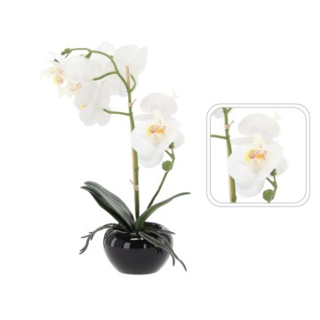 Chomik Искусственный цветок - белый орхидея 30 см, HID4795 - Home Club