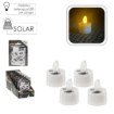 Garden Line Набор из 4 солнечных свечей-теплиц размером 4,0 x 4,0 x 5,5 см., SOL5707 - Home Club, изображение 3
