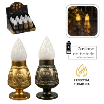 Chomik Декоративный Светодиодный Фонарик 6,5 x 16 См С Эффектом Пламени, LED9152 - Home Club
