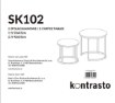 Kontrasto Круглый журнальный столик «Дуб», 2 шт., Sk102D, диаметр 53x45/диаметр 43x35, 6.06.28142 - Home Club, изображение 15