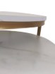 Kontrasto Круглый журнальный столик «Мрамор», 2 шт., диаметр 53x45/43x35, Sk110, 5.90.26036 - Home Club, изображение 8