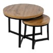 Kontrasto Круглий журнальний столик, 2 шт., дуб Sk112D, 60x47/40x39 см, 6.06.14652 - Home Club, Зображення 9